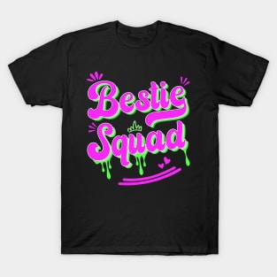 Cute Bestie Squad Engagement Party Bride Friend T-Shirt